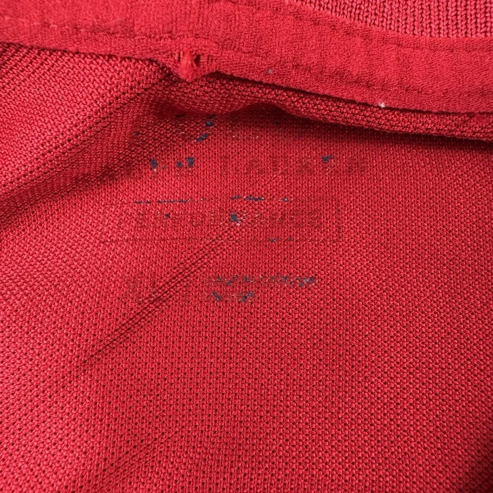 Polo Ralph Lauren Red Blue Big Pony Performance Mens Polo Shirt Size XL